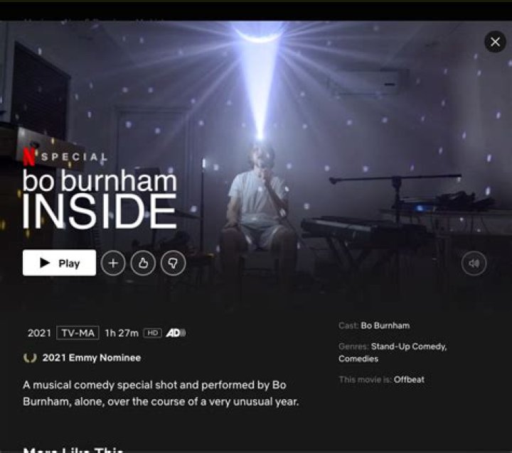 Bo Burnham "INSIDE" on Netflix