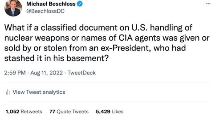 Michael Beschloss on Twitter